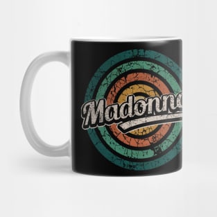 Madonna // Retro Circle Crack Vintage Mug